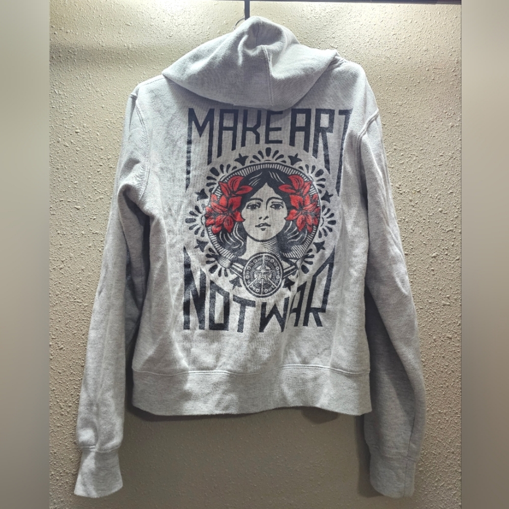 Obey Sweatshirt-Make Art Not War